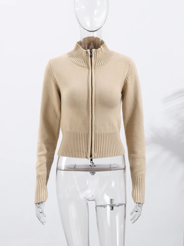 The Colette Zip-Up Cardigan
