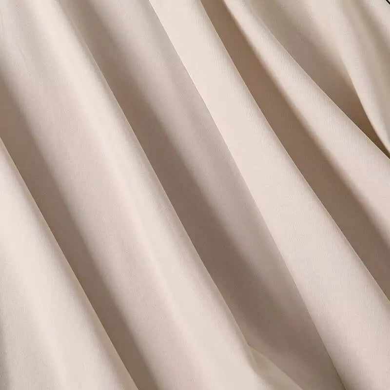 The Arabella Contrast Side-Zip Skirt