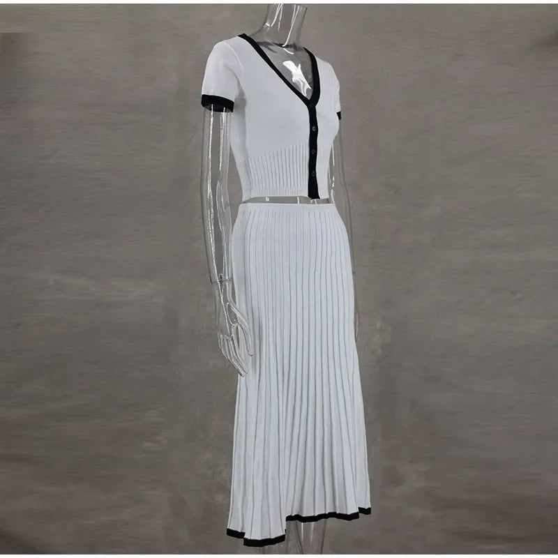 Vivienne Pleated Two-Piece Set