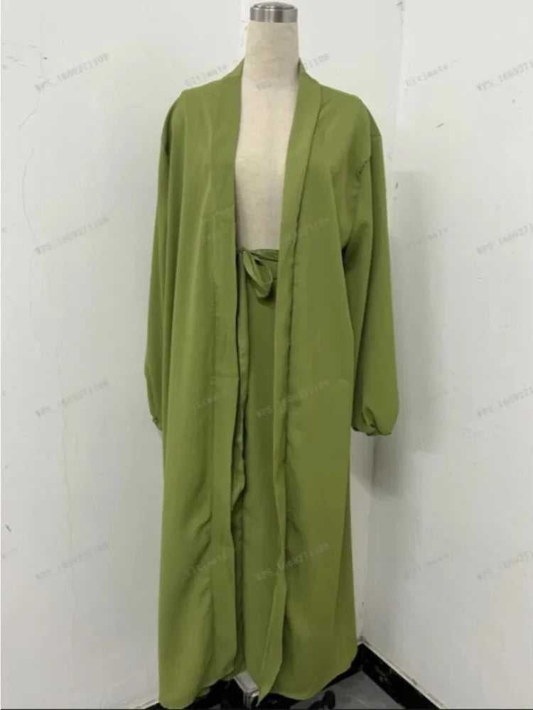 The Liora Regal Robe & Skirt Set