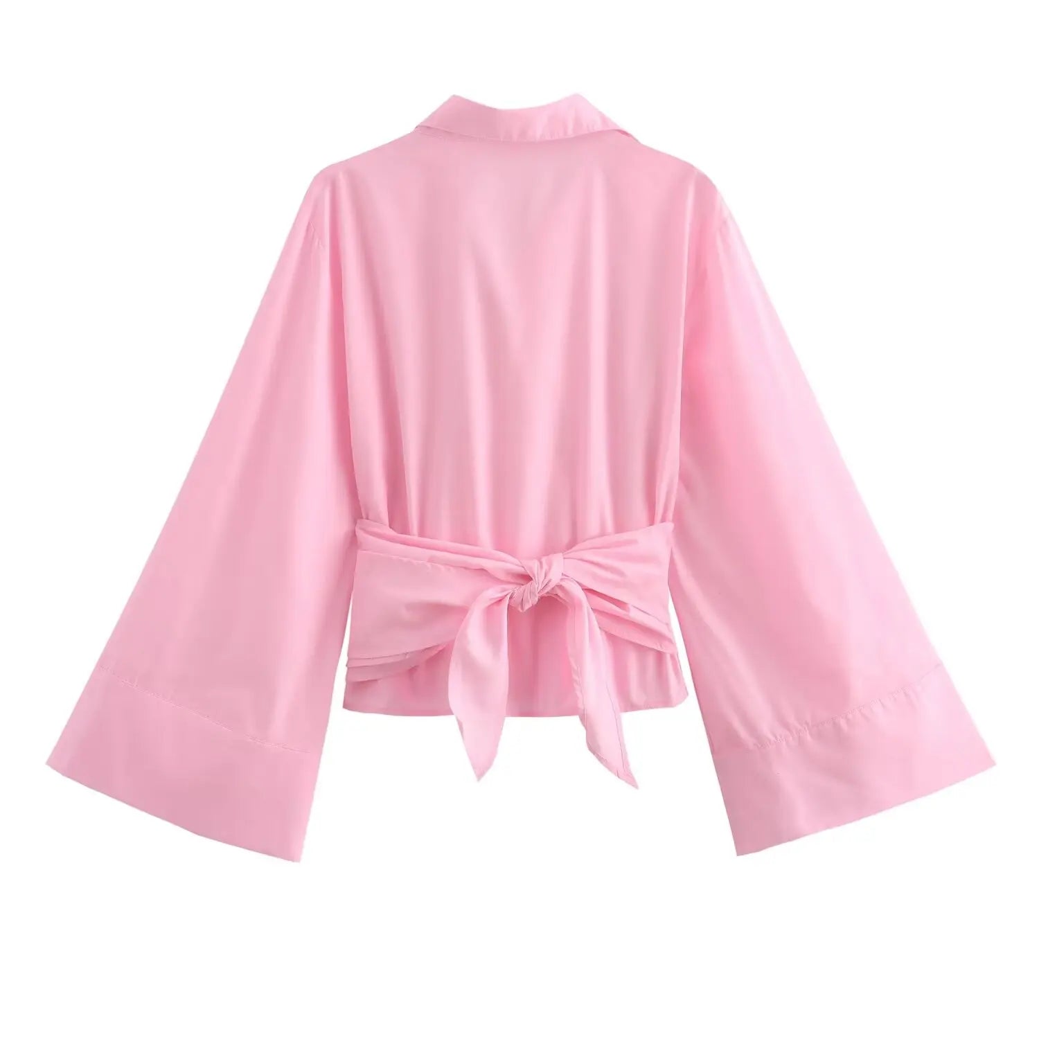 Liora Draped Wrap Blouse