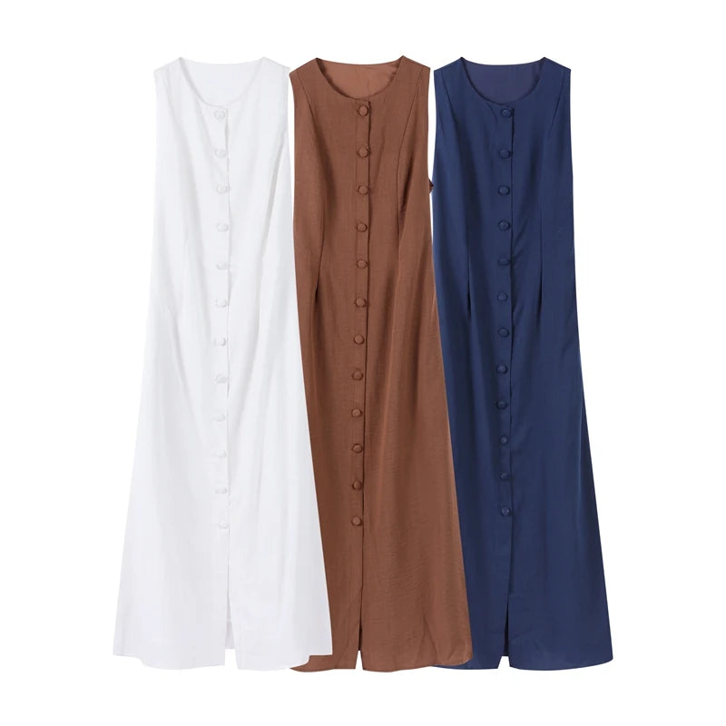 Marivelle Lace-Up Resort Dress