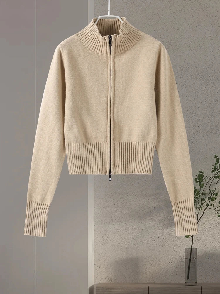 The Colette Zip-Up Cardigan