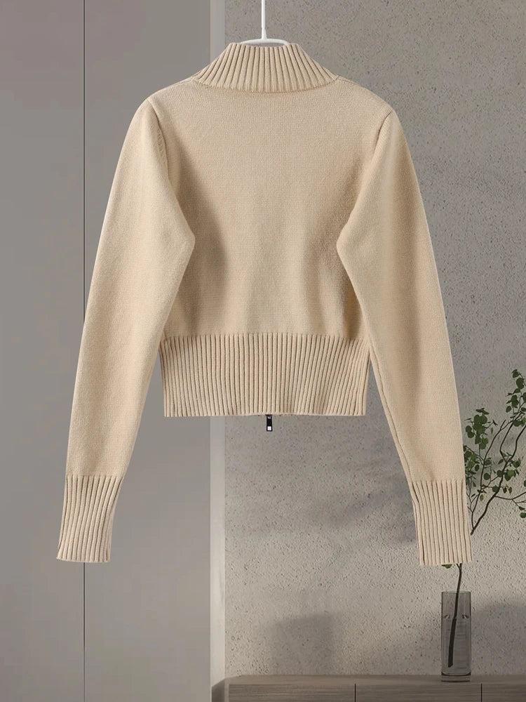 The Colette Zip-Up Cardigan
