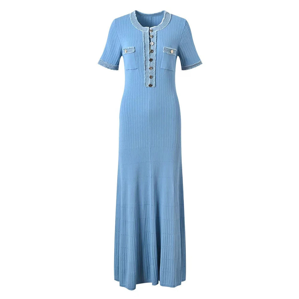 Margaux Button-Front Dress