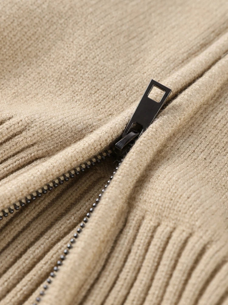 The Colette Zip-Up Cardigan