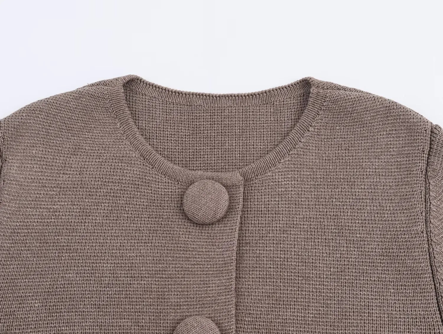 Tailored Knit Button-Down with Polished Silhouette