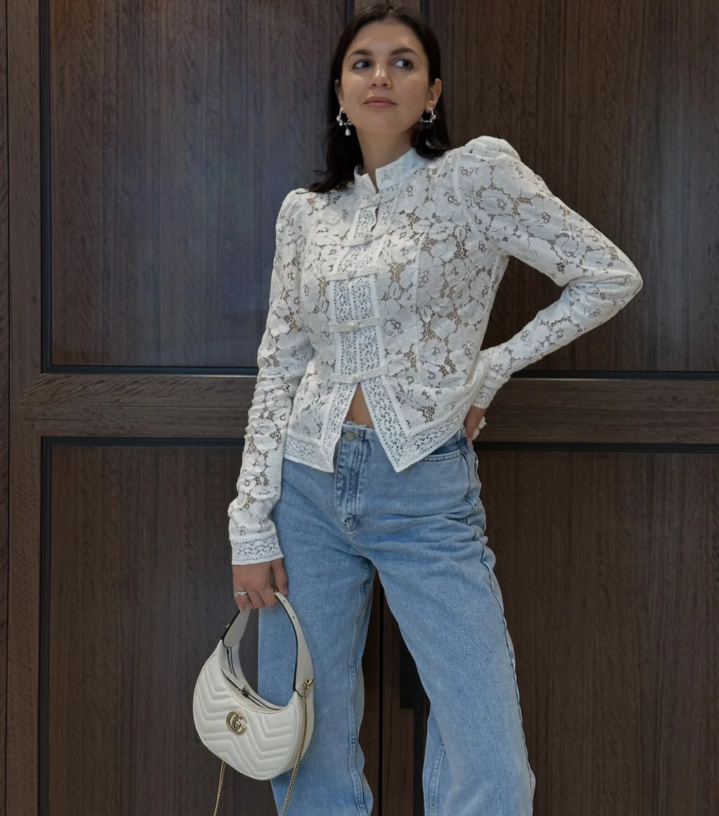 Ophelia Vintage Lace Shrug