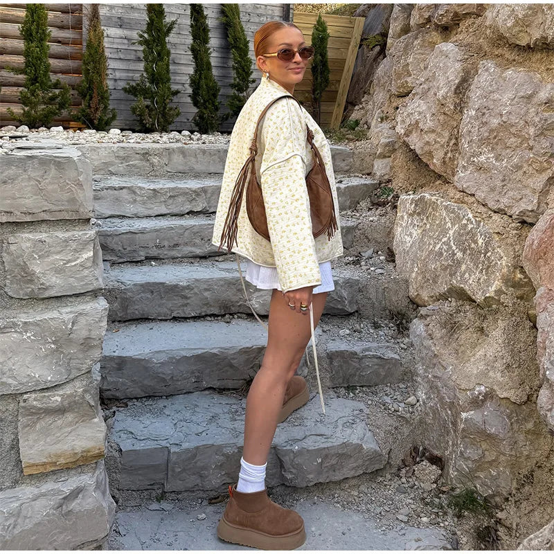 Marivelle Floral Cotton Jacket