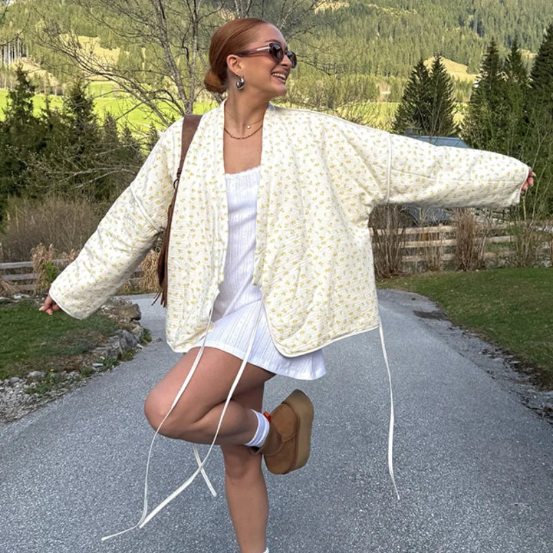 Marivelle Floral Cotton Jacket