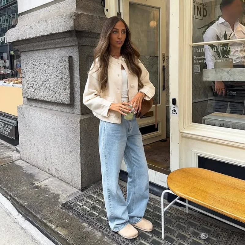 Noraye Cardigan – A Winter Classic in Silken Thread