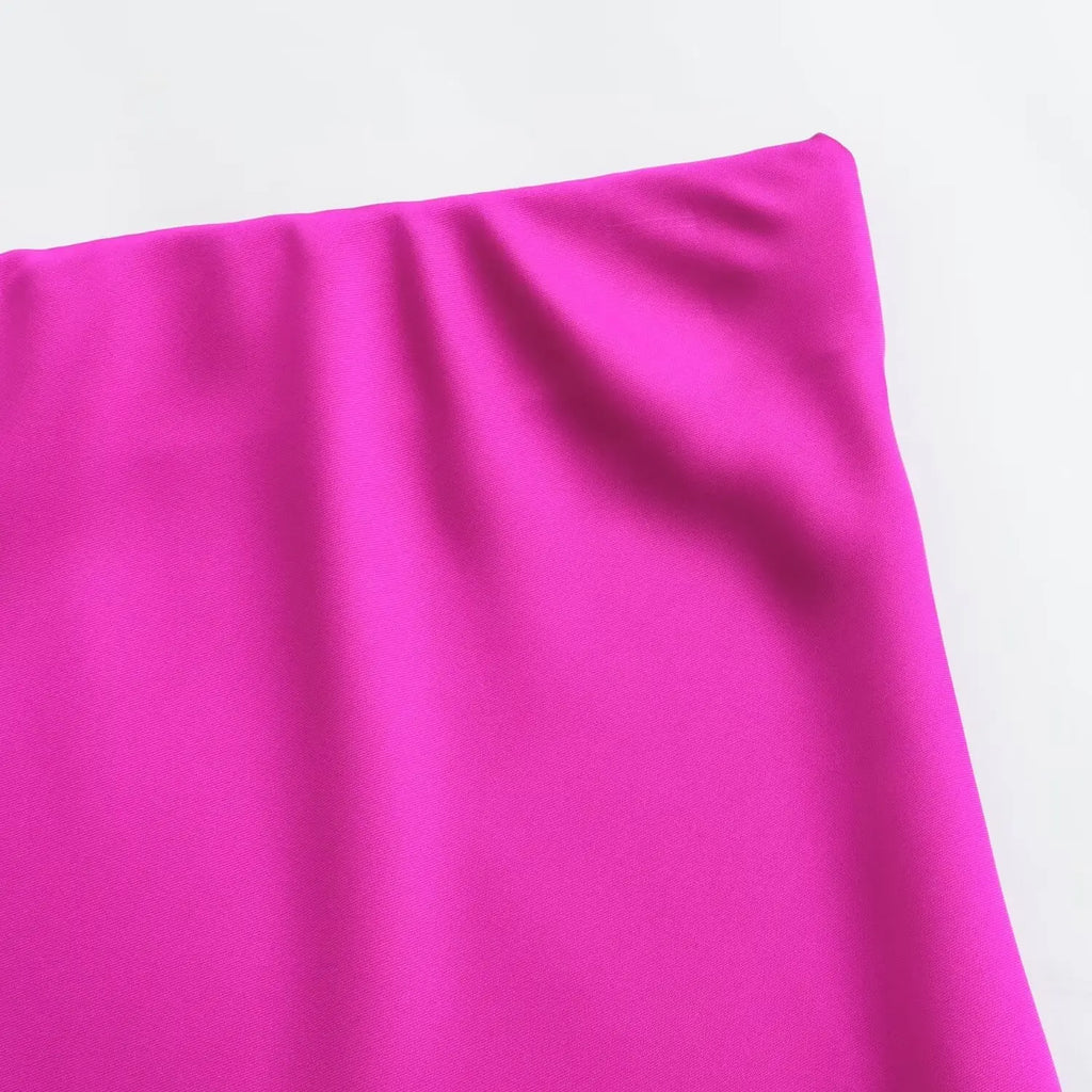 The Marcelline European Satin Midi