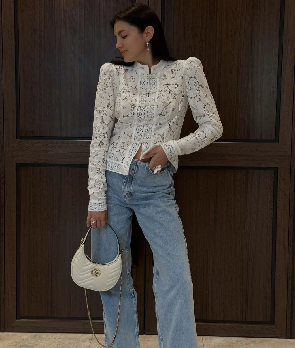 Ophelia Vintage Lace Shrug