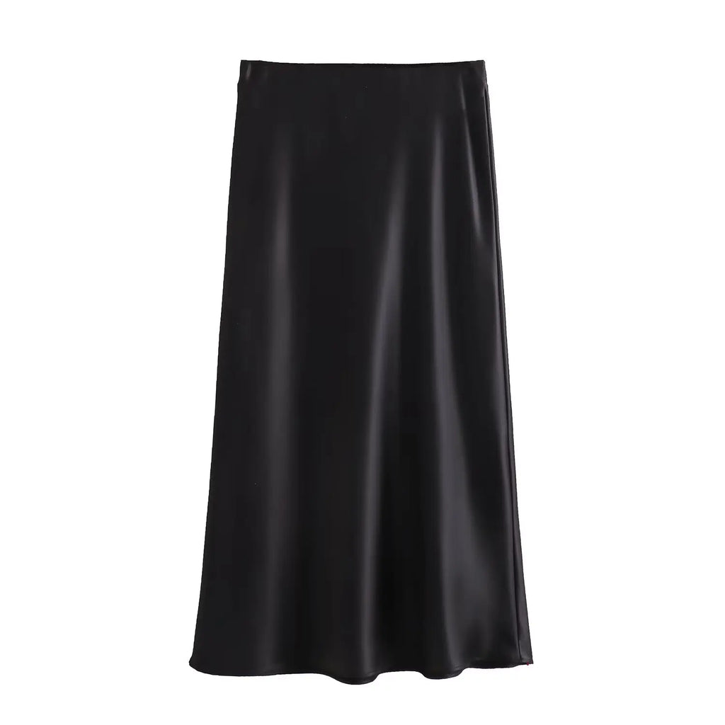 The Marcelline European Satin Midi