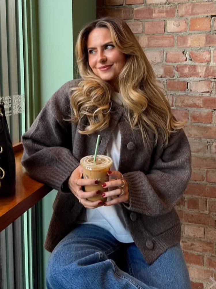 Noraye Cardigan – A Winter Classic in Silken Thread