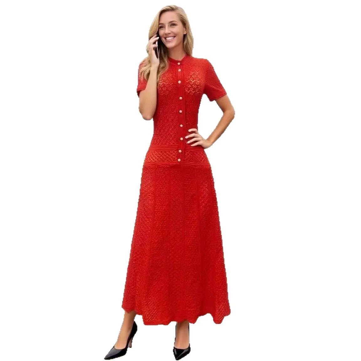 The Évra Dress – Refined Spring Knit Dress