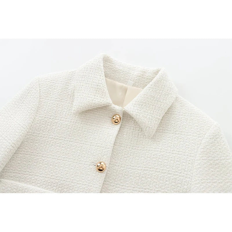Alondra Sophisticated Tweed Jacket