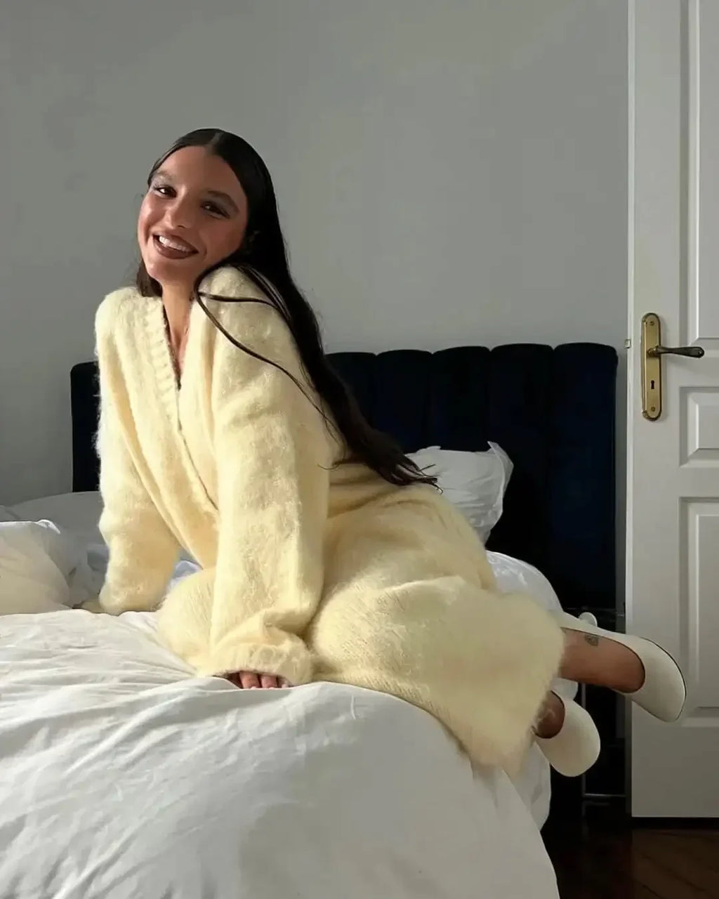 The Adrastine Set – Single-Breasted Knit Co-ord