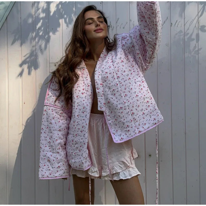 Marivelle Floral Cotton Jacket