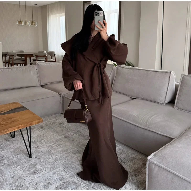 Soft Cotton-Lined V-Neck Summer Dream Set