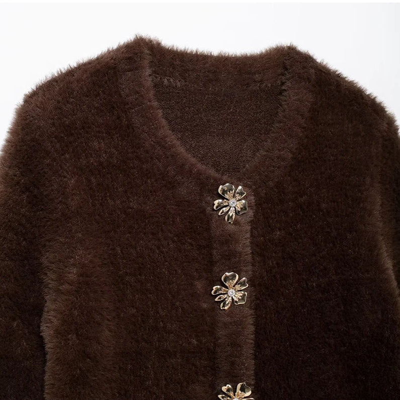 Faux Fur Florianne Cardigan