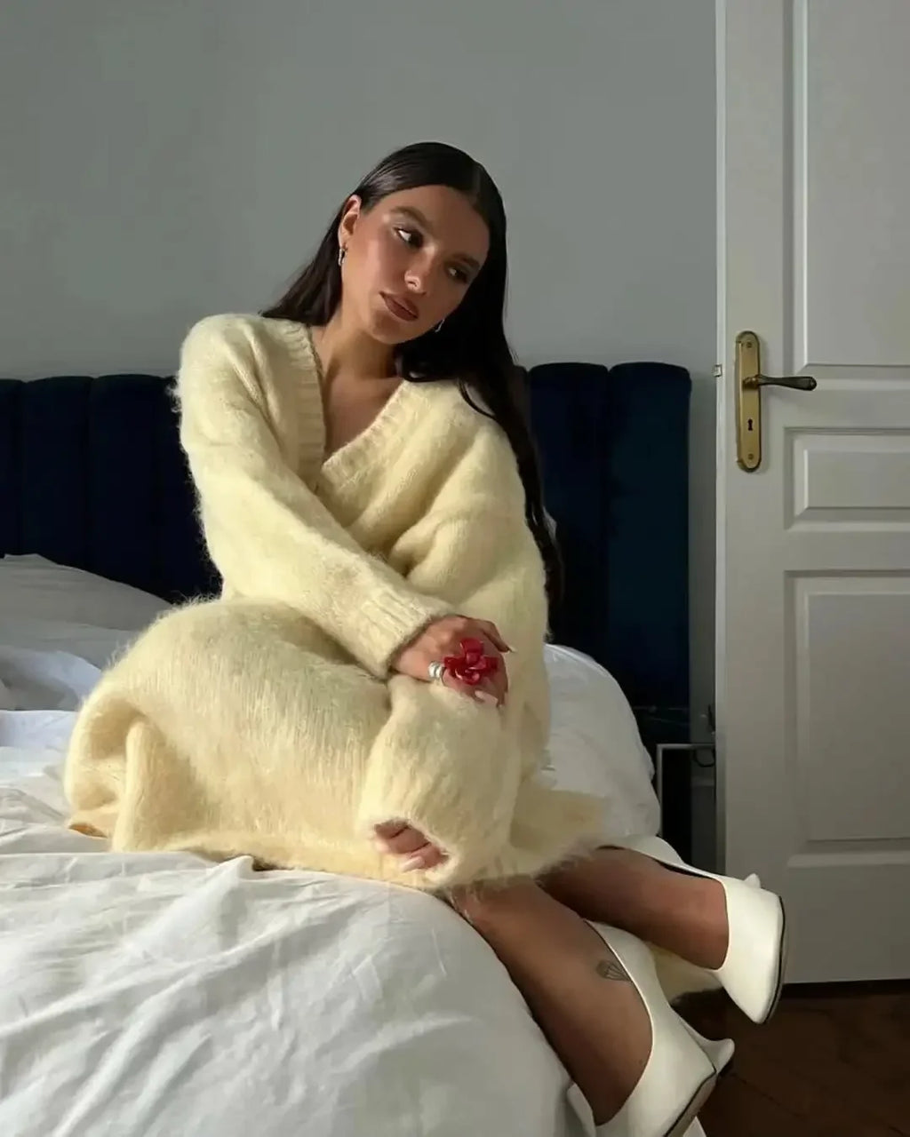 The Adrastine Set – Single-Breasted Knit Co-ord