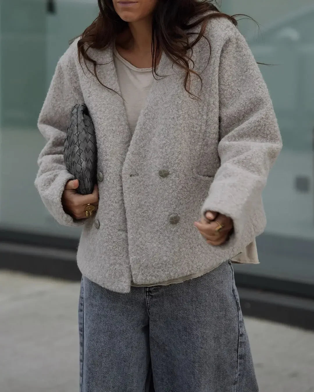 The Bianca Jacket- Double Breasted Wool Coat