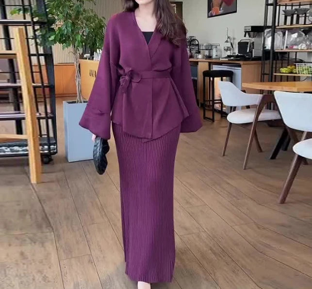 The Callista Flare Knit Co-Ord