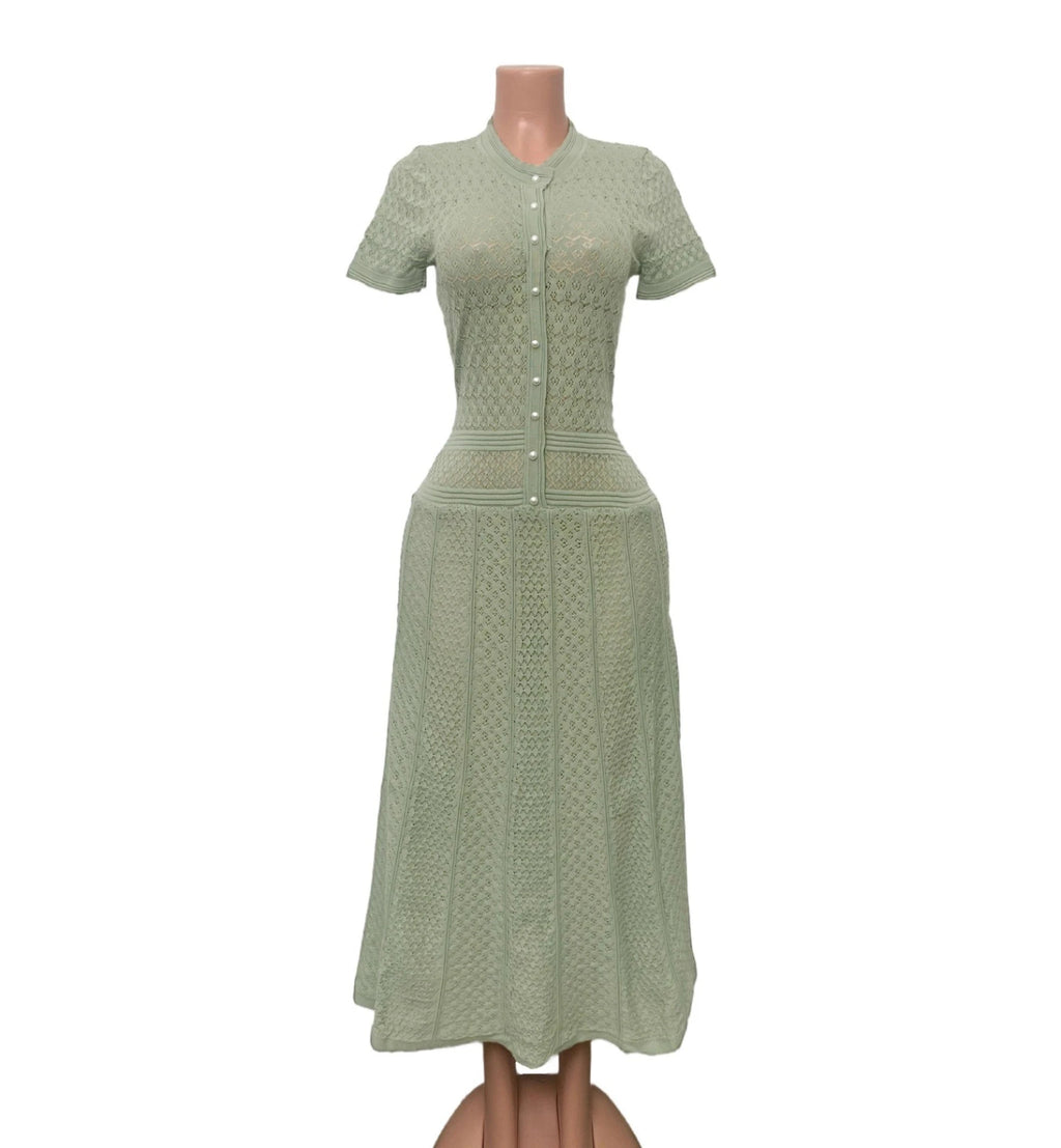 The Évra Dress – Refined Spring Knit Dress