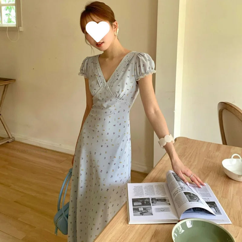 Buttercup Trail — Lacy Tie-Back Maxi