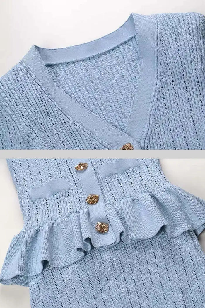 Evelyne Cardigan & Skirt Duo