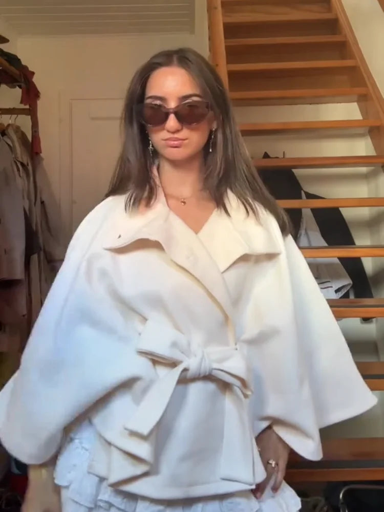 Sabine 1975 Classic Wool Blend Cape