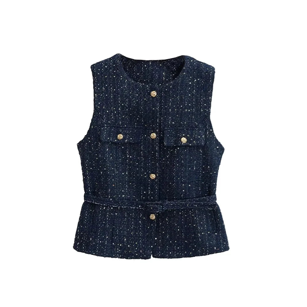 The Elara Minimalist Buckle Tank