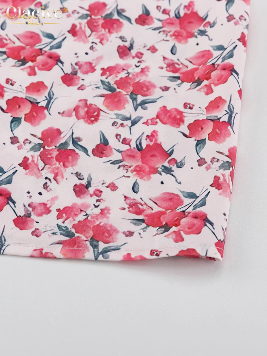 Petale Noir - Floral Doll-Collar Midi