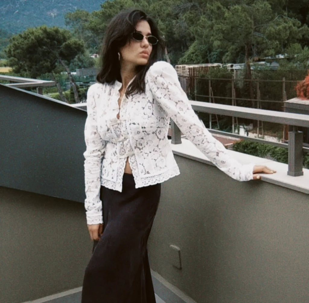 Ophelia Vintage Lace Shrug