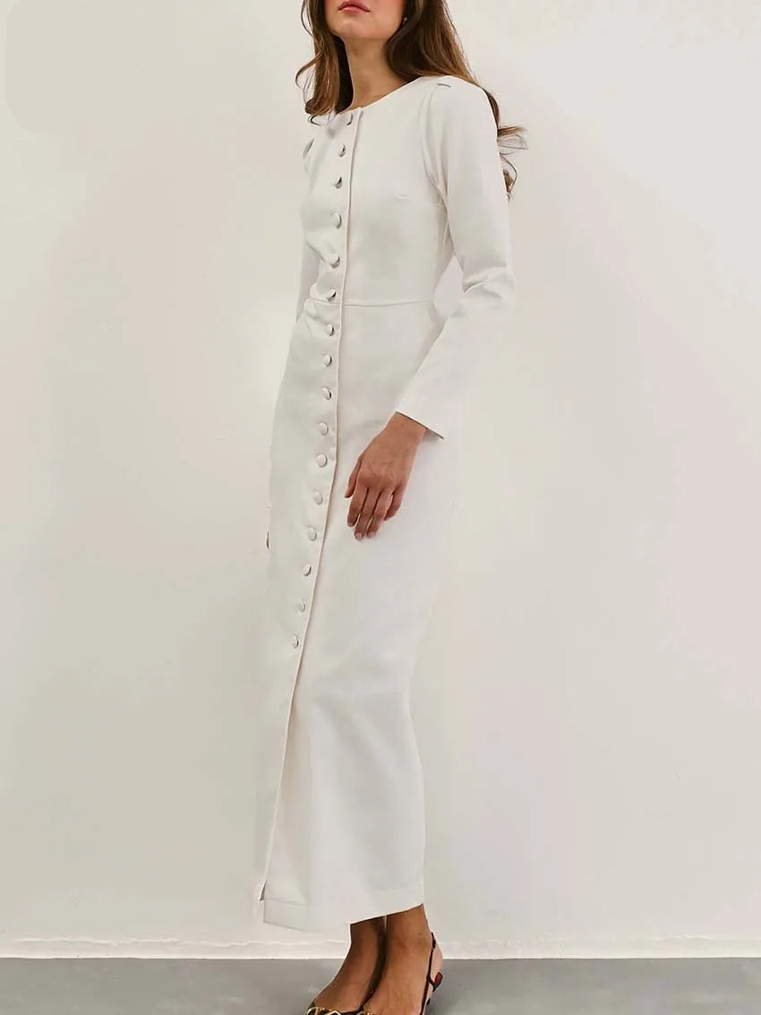 Saphira Classic O-Neck Dress