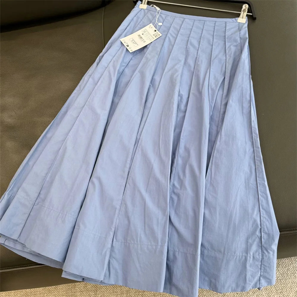 The Elara Swing Midi Skirt