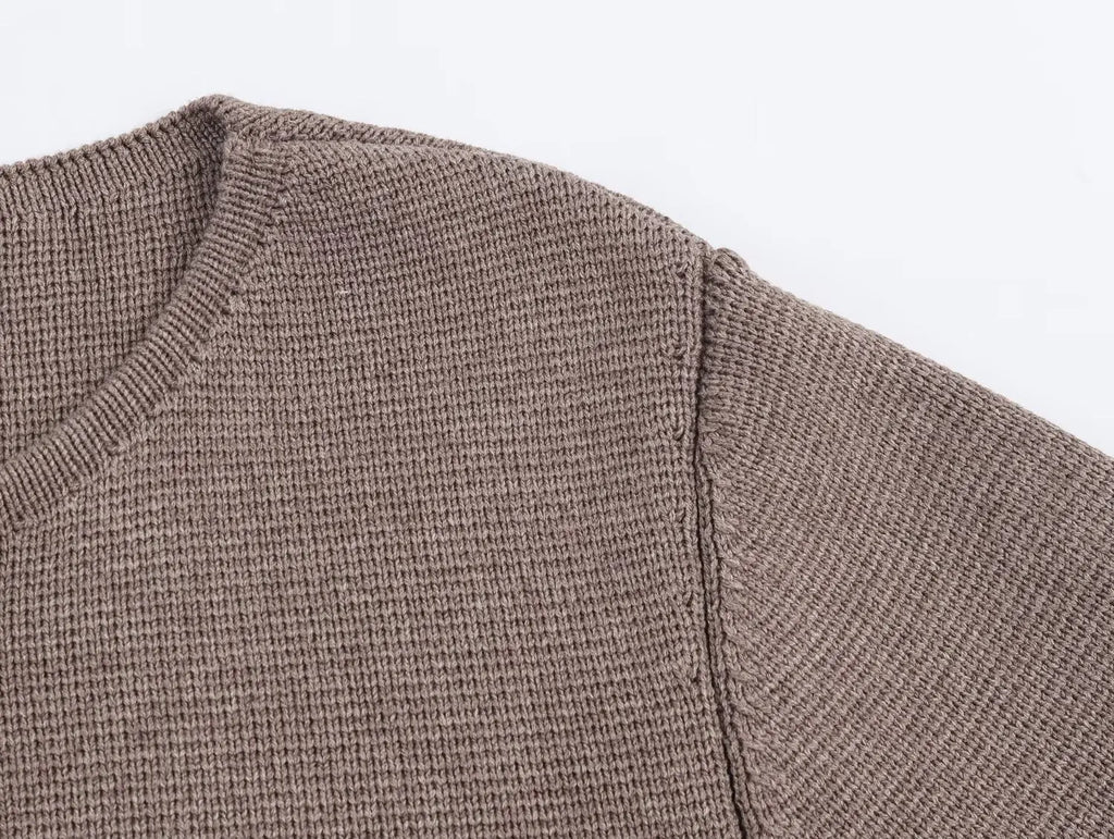 Tailored Knit Button-Down with Polished Silhouette