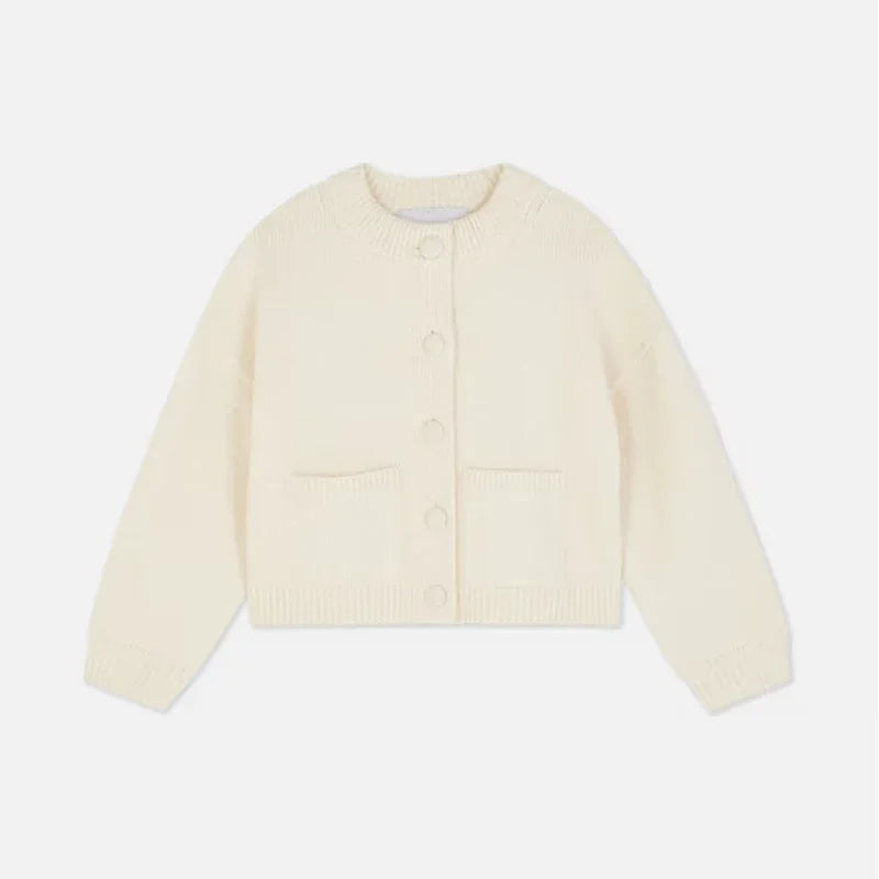 Noraye Cardigan – A Winter Classic in Silken Thread