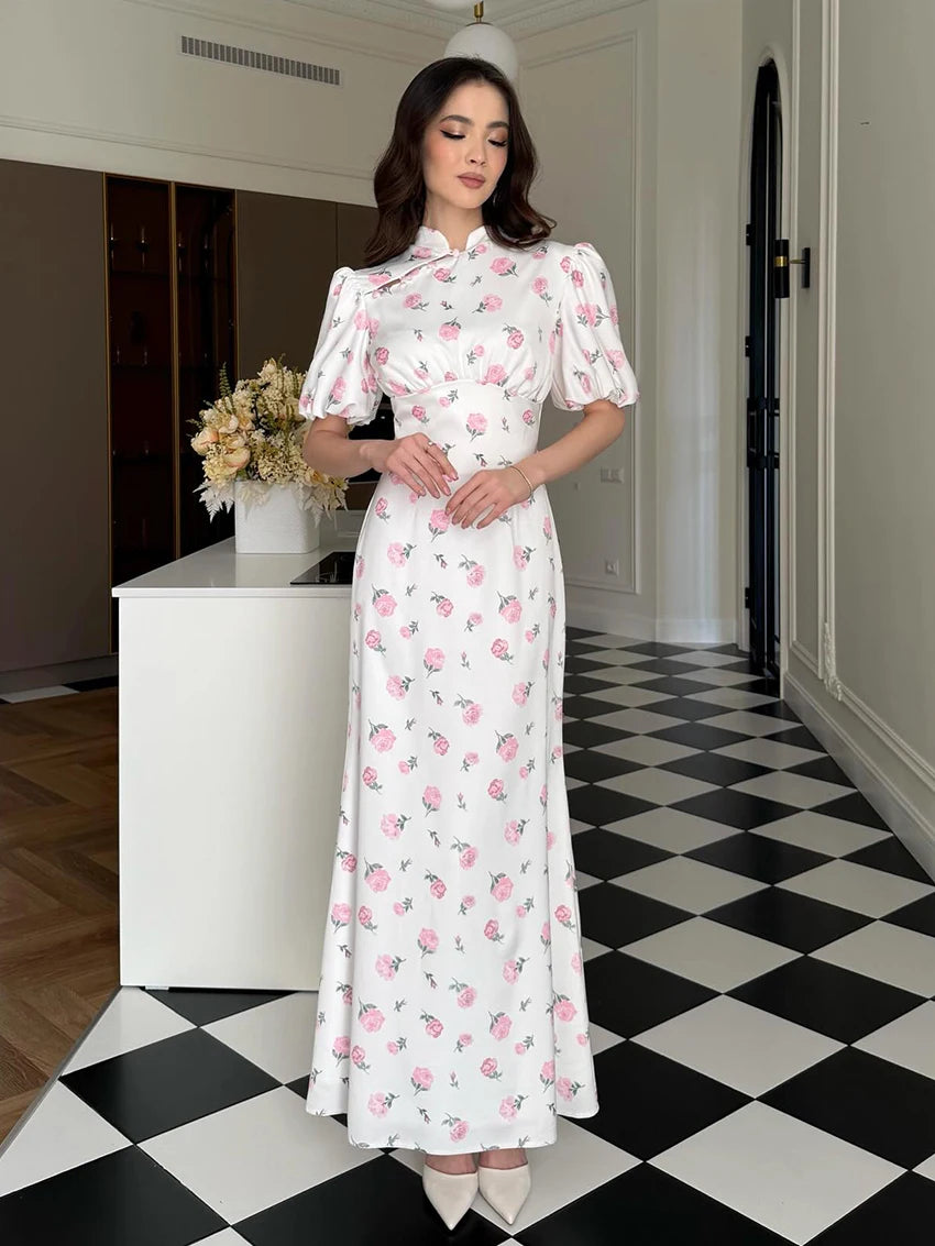 Rose Garden Tailored Maxi