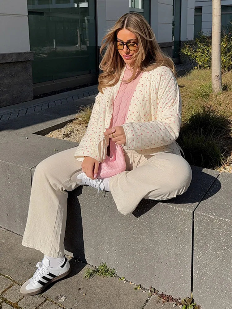 Marivelle Floral Cotton Jacket