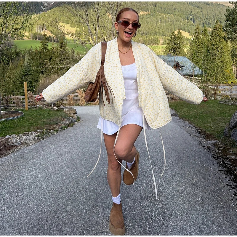 Marivelle Floral Cotton Jacket