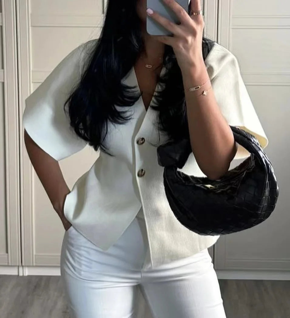 Liora Short Sleeve Luxe Knit