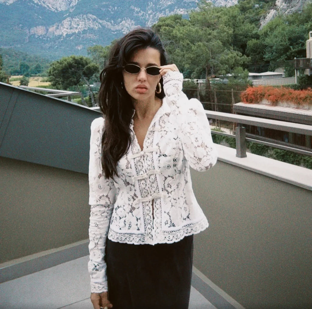 Ophelia Vintage Lace Shrug