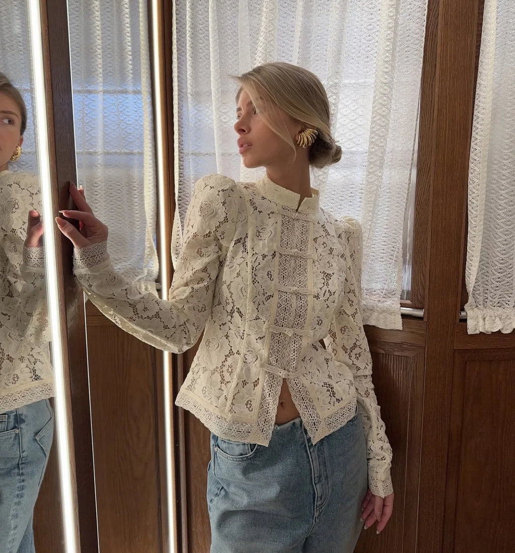 Ophelia Vintage Lace Shrug