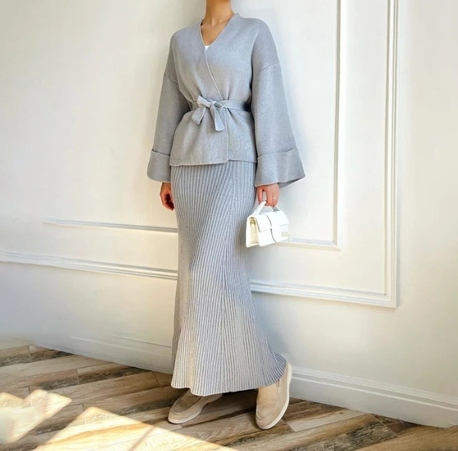 The Callista Flare Knit Co-Ord