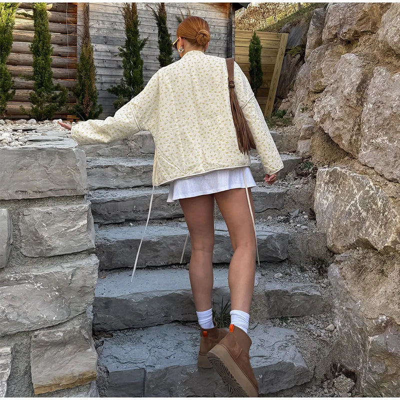 Marivelle Floral Cotton Jacket