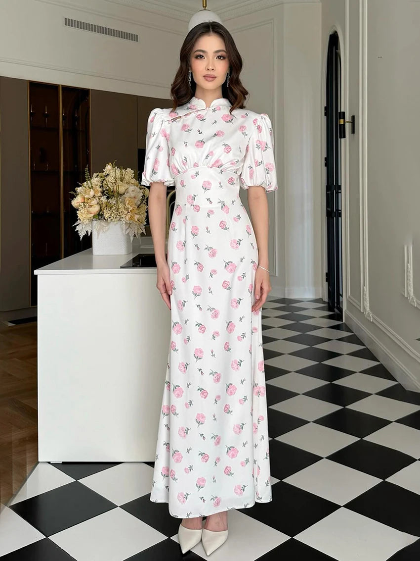 Rose Garden Tailored Maxi