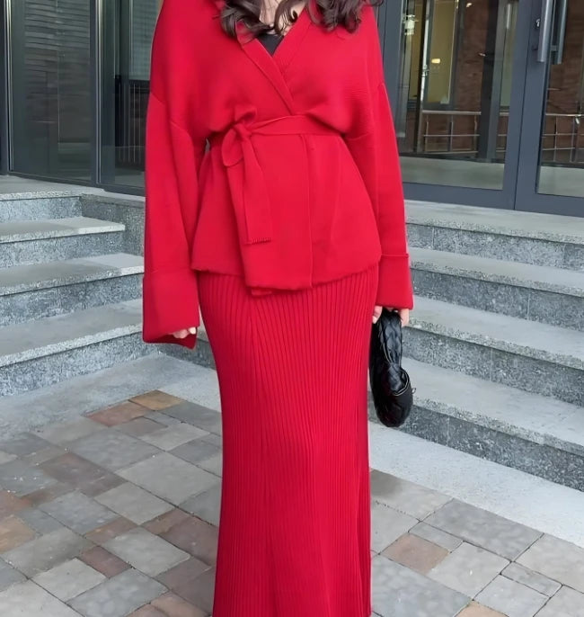 The Callista Flare Knit Co-Ord