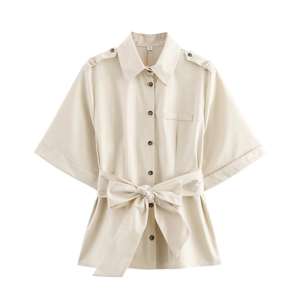 Arabella Chic Belted Blouse